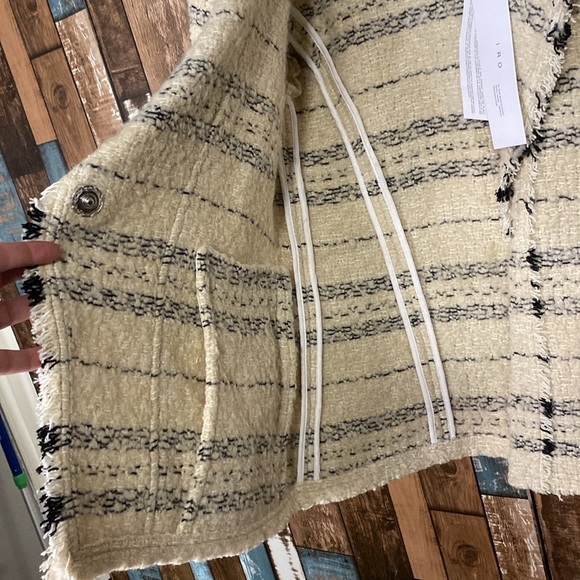 IRO 19W mohair Paris, France snap button blazer jacket - Picture 8 of 16